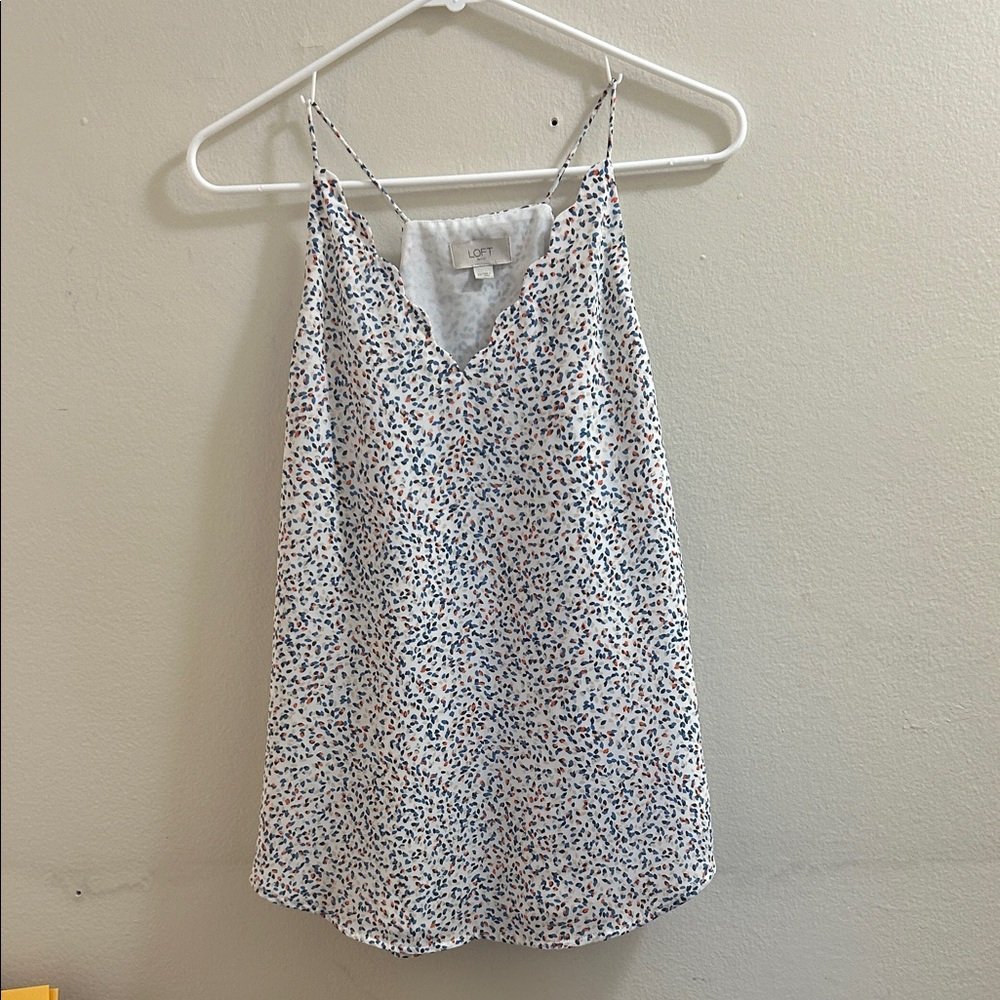LOFT Multicolor Spotted Camisole